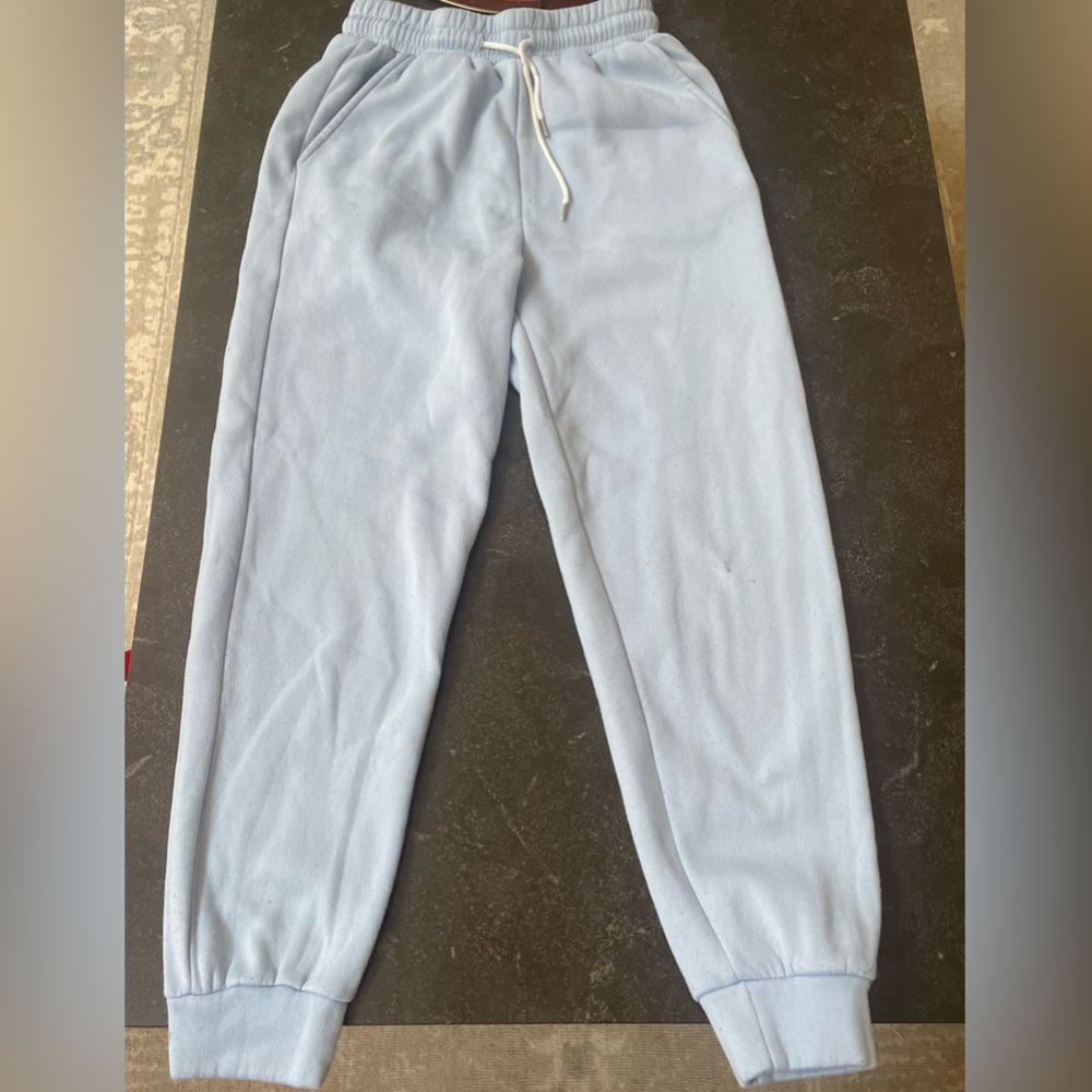 baby blue sweatpants